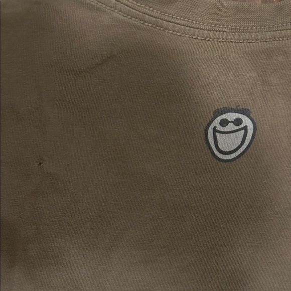 Life Is Good Cropped light Olive BBQ T-Shirt L - Picture 6 of 6